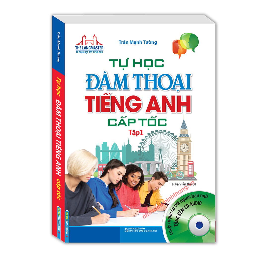 Sách - tự học đàm thoại tiếng anh cấp tốc tập 1