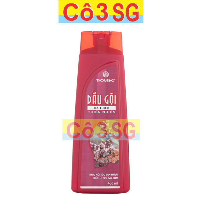 Dầu Gội Hà Thủ Ô Thorakao 400ml Giúp Tóc Chắc Khỏe, Đen Mượt, Ngăn Ngừa Gàu - Co3sg.