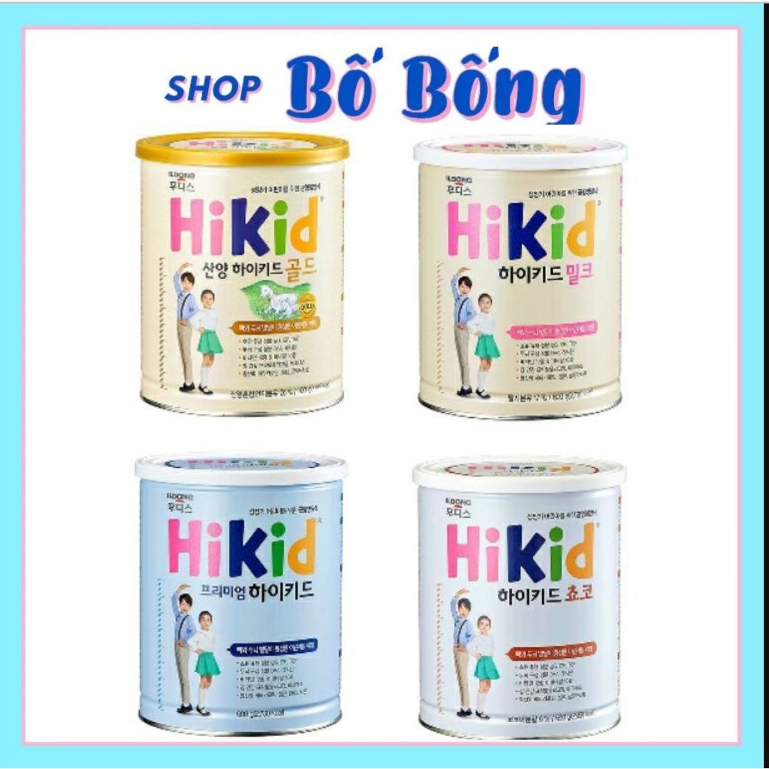 Sữa hikid ildong hàn quốc lon 600g - hikid ildong hàn quốc 600g , hàng nội địa, nhập khẩu chính ngạch có tem phụ
