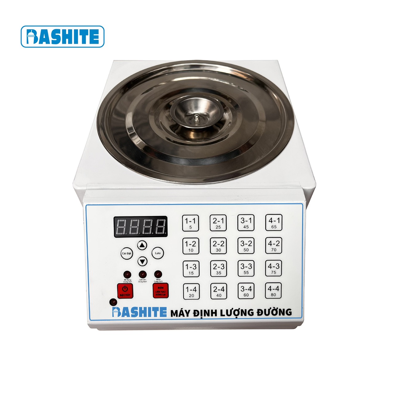 Máy định lượng đường, máy đong đường cao cấp AONUOSI, phiên bản tiếng việt