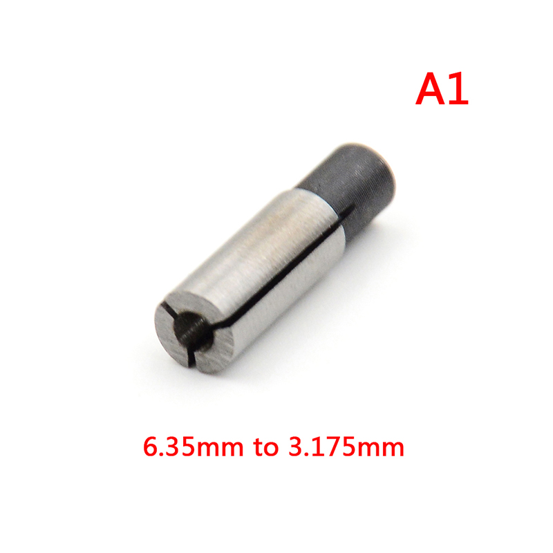 HAOWEILAI Đầu nối Bộ định tuyến mũi khắc 6.35mm đến 3.175mm 1 8 inch để