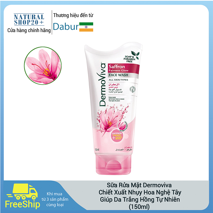 Sữa rửa mặt DermoViva làm sáng da - Dermoviva Fairness Glow Face Wash