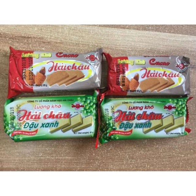 Lương khô Hải Châu 65gr ca cao, cam kết sản phẩm đúng mô tả, chất lượng đảm bảo, an toàn cho người sử dụng