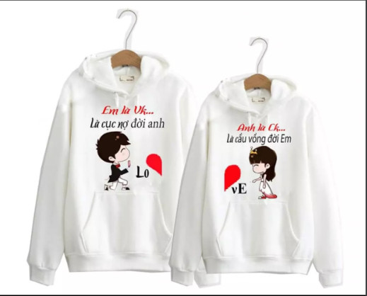SET ÁO ĐÔI HOODIE NAM NỮ HOT TREND