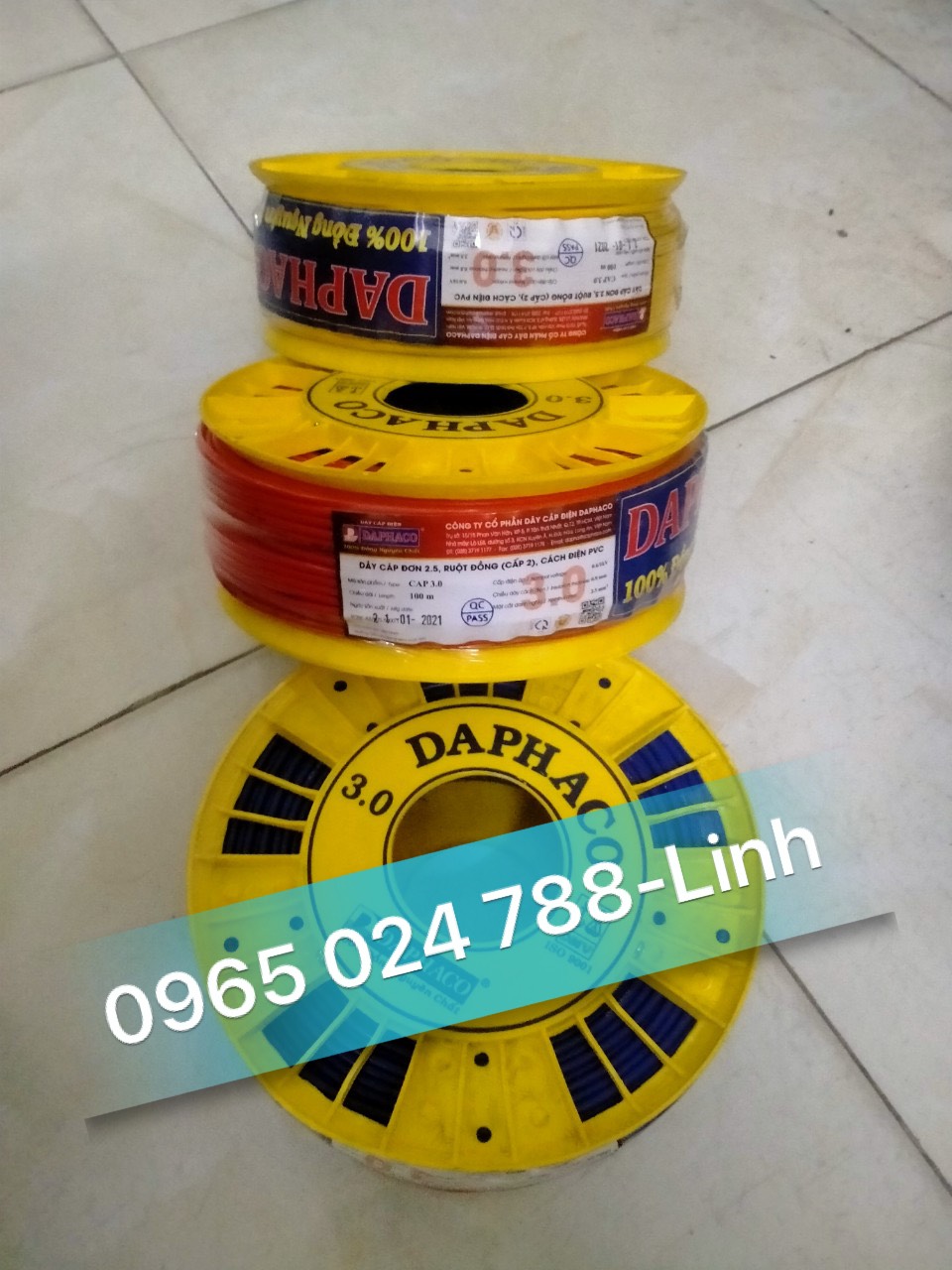 Dây điện đơn - daphaco - cv 3.0