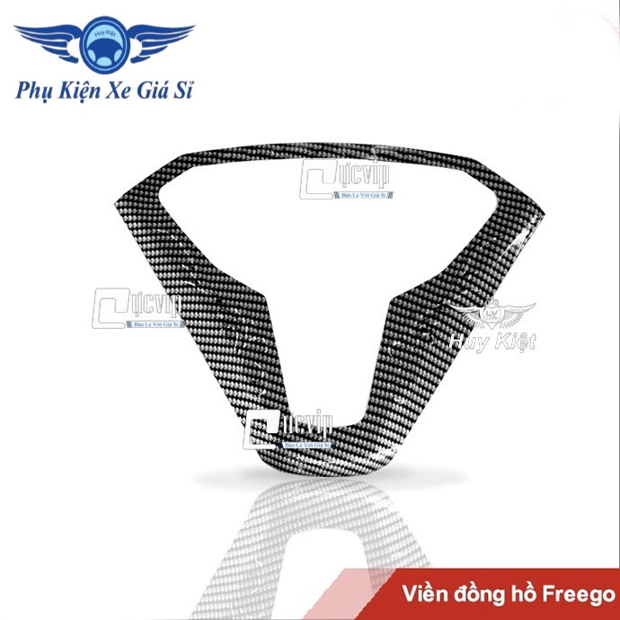 Ốp Đồng Hồ Xe Freego Mẫu Carbon Đẳng Cấp MS2043