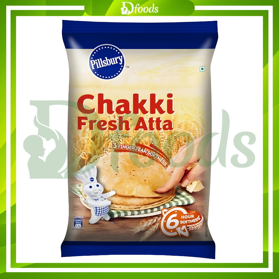 Atta Chakki Fresh - Bột mì Atta Deepak Ấn Độ 5kg bột mịn