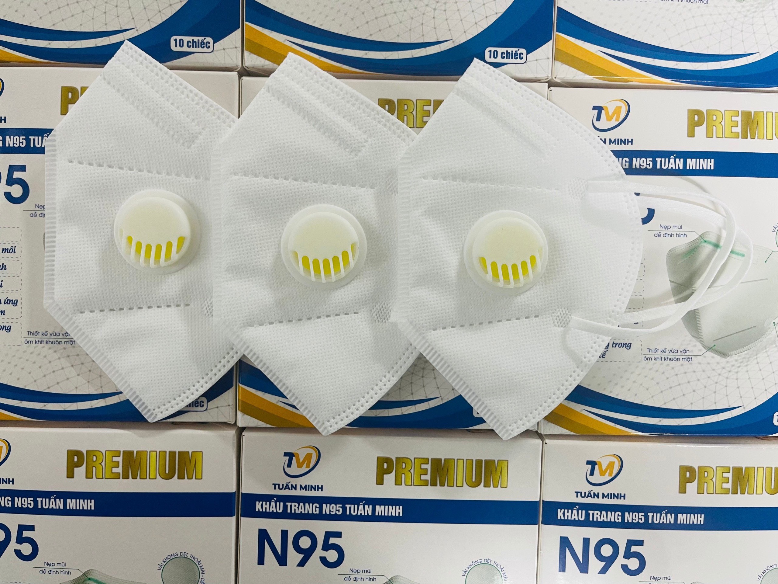Khẩu trang y tế n95 tuấn minh - 5 lớp