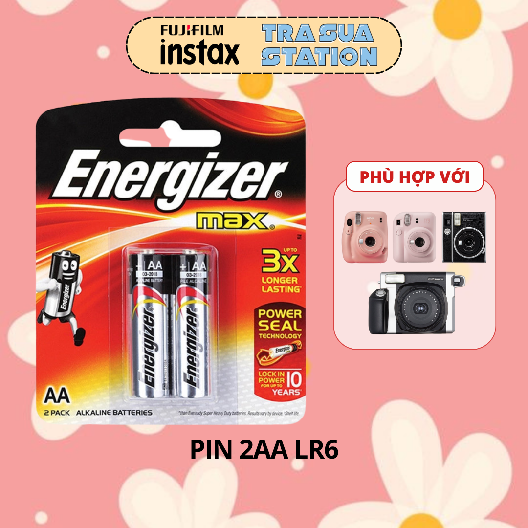 [HN] PIN 2AA LR6 - Bộ 2 viên (dành cho Instax Mini 8/ Mini 9/ Mini 11/ Wide 300)