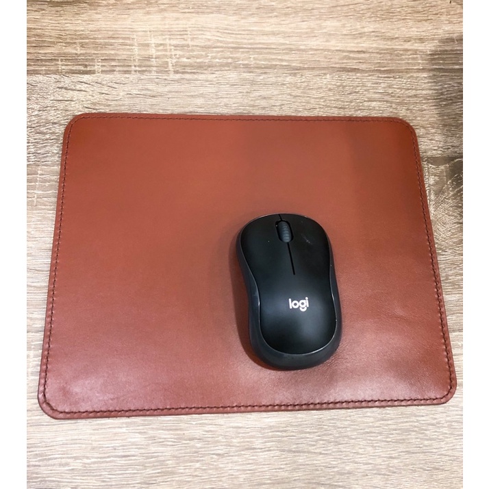 Lót chuột bằng da thật - leather mouse pad MP001