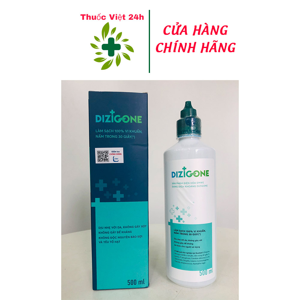 Dung Dịch Sát Khuẩn DIZIGONE - Giúp Tiêu Diệt Vi Khuẩn Nấm An Toàn - 500ml - ThuocViet24h