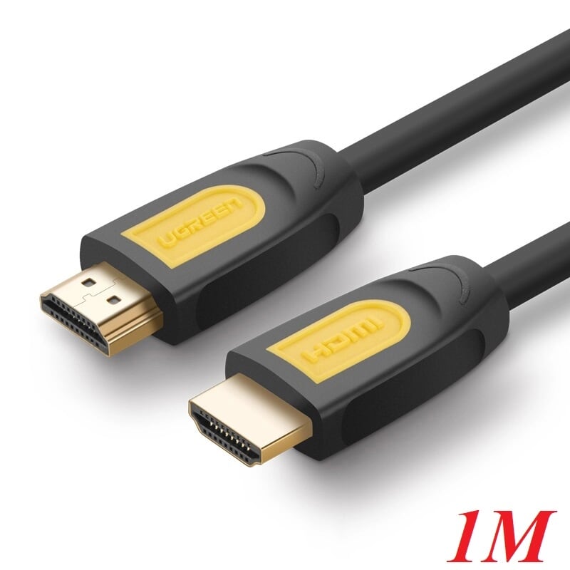 Ugreen 10115 1m màu vàng cáp tín hiệu hdmi chuẩn 1.4 hỗ trợ phân giải 4k * 2k hd101