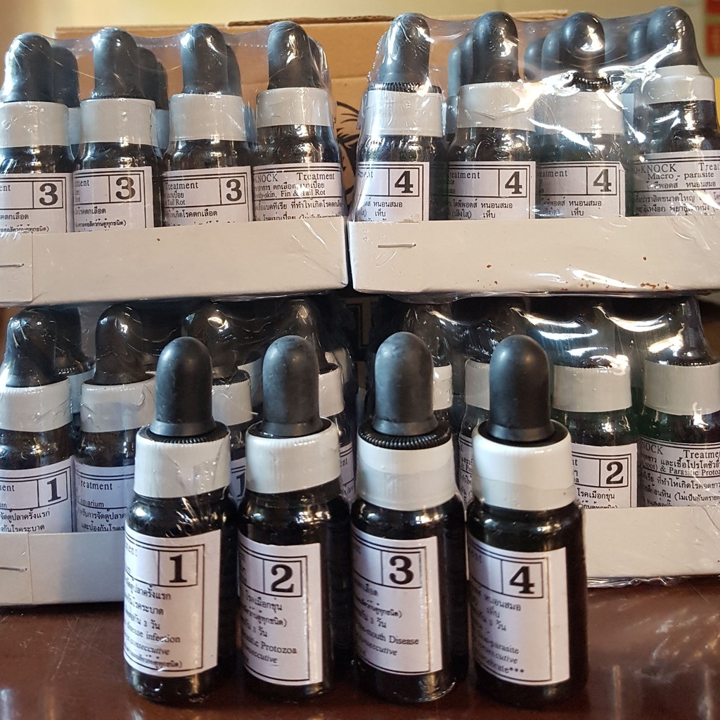 Bio Knock 1 2 3 4 - BIO KNOCK SỐ 2, SỐ 3 Phòng Và Diệt Các Loại Nấm Cá Cảnh