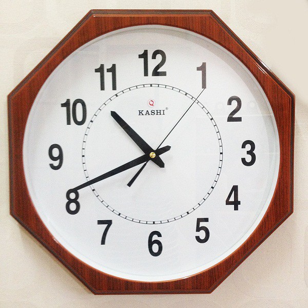 Đồng hồ treo tường kashi n70 kim trôi ø40.5 cm