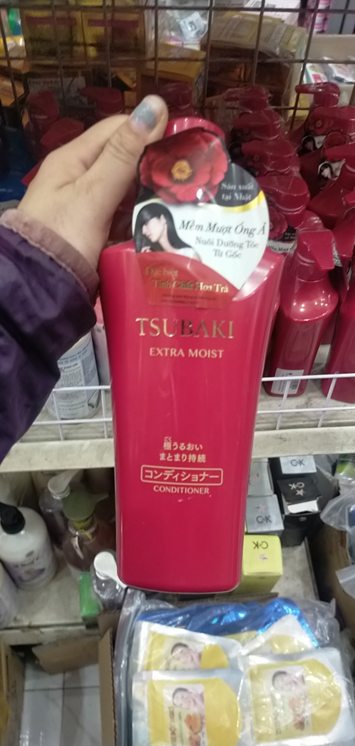 Dầu xả tóc tsubaki đỏ 500ml 2/2023