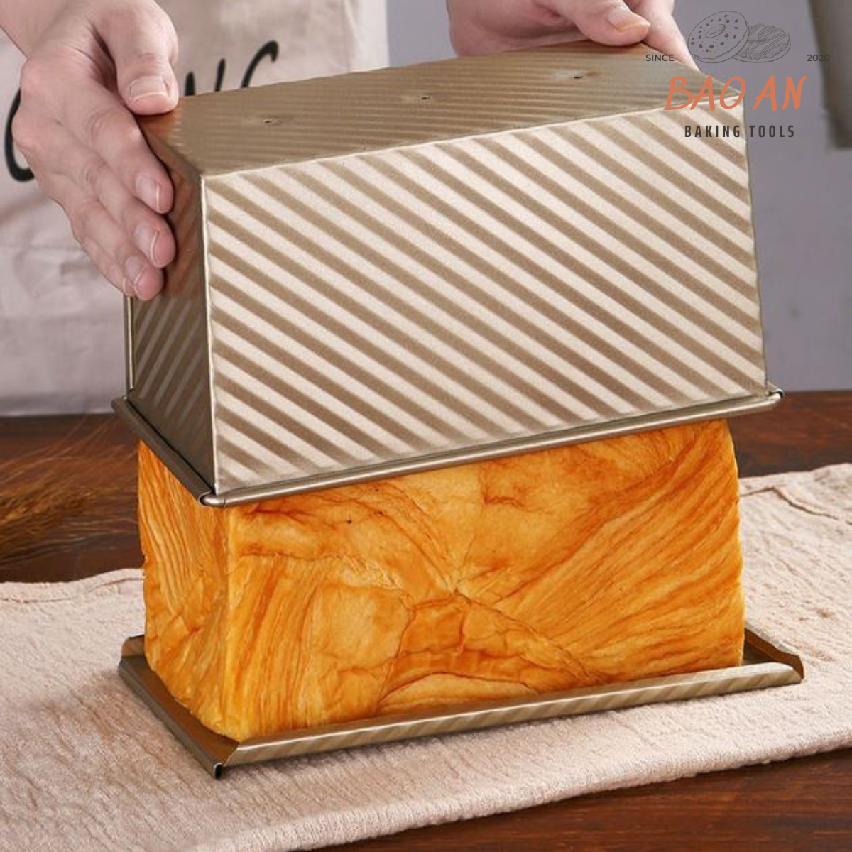 KHUÔN BÁNH MÌ SANDWICH BÁNH MÌ GỐI 450GRAM CHỐNG DÍNH