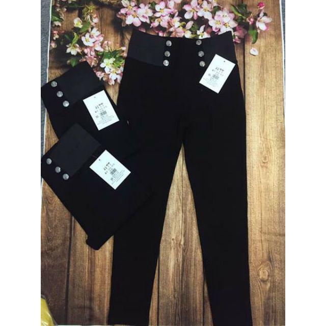 Quần Legging Cạp Cao Đính Cúc hot hit chất đẹp..