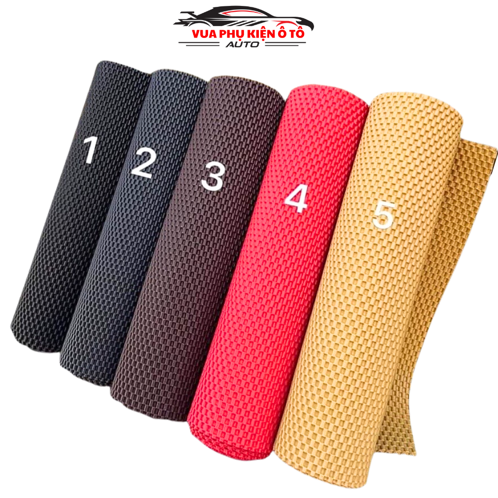 Thảm Lót Sàn ô Tô Bằng Cao Su - Tấm 60x75cm - Bề mặt thiết kế vân 3D tạo độ bám cao