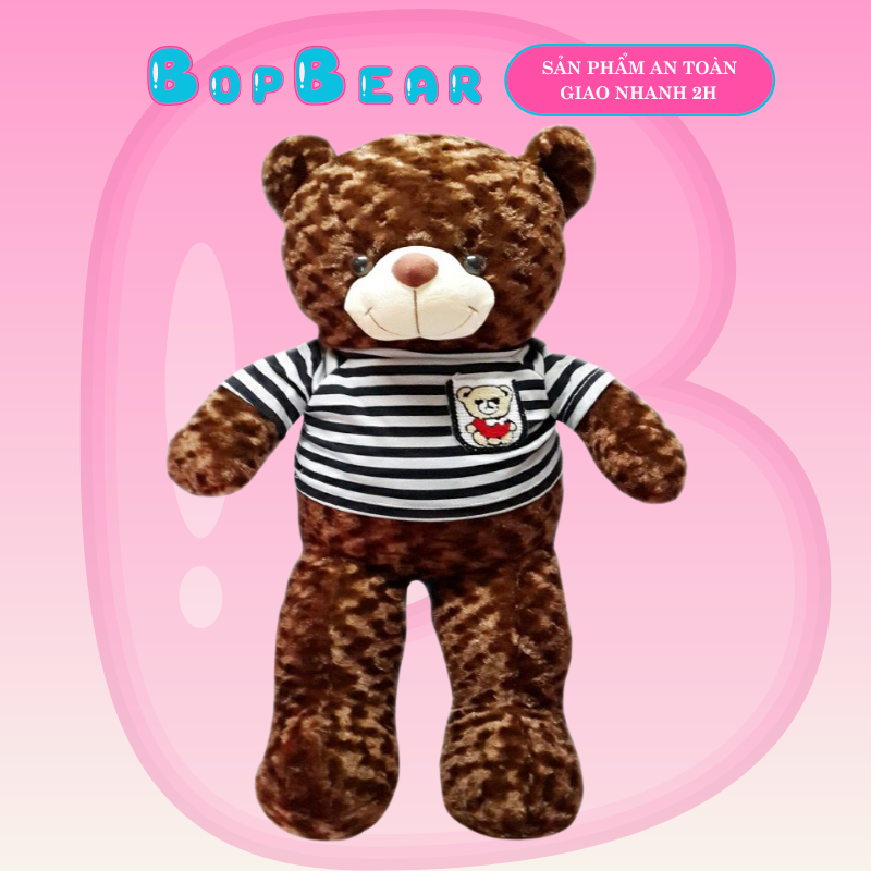 Gấu bông teddy cao cấp kích thước 60cm - bopbear