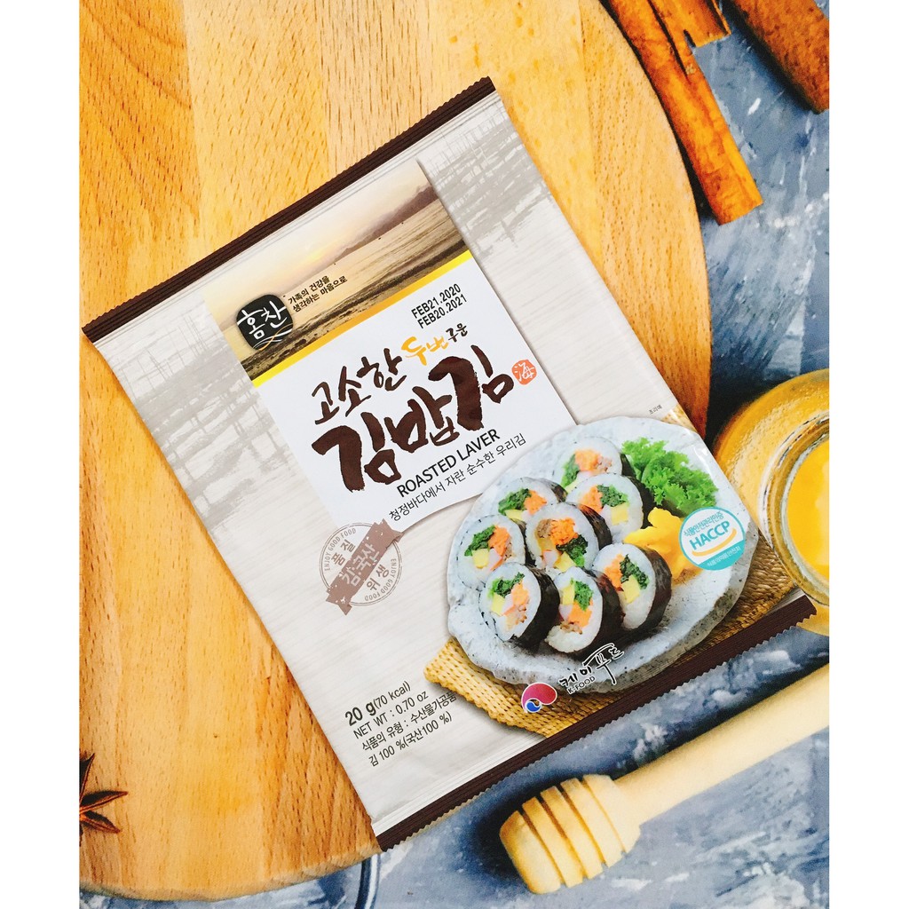 Rong biển cuộn cơm Hàn Quốc K-Food 10 lá sản phẩm tốt chất lượng cao cam kết như hình an toàn cho sức khỏe người sử dụng