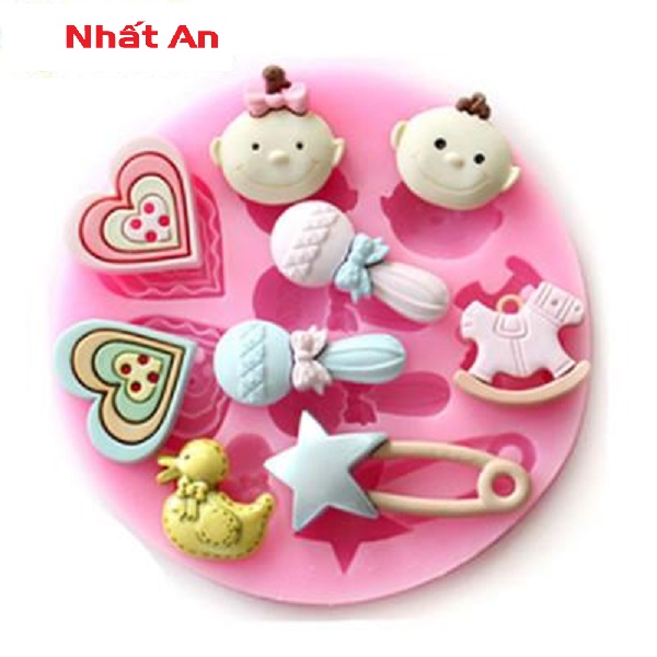 Khuôn silicone 4d tạo hình trang trí