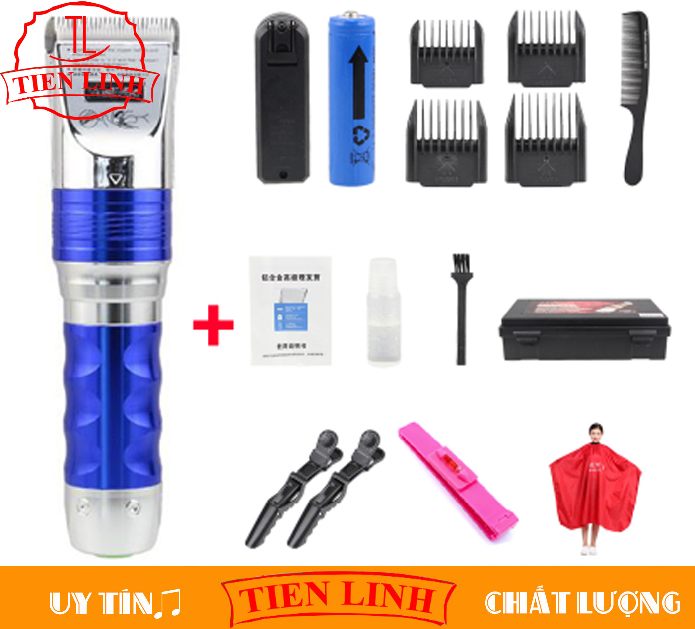 Combo tông đơ cắt tóc f10 tiện dụng phù hợp cả người lớn và trẻ em