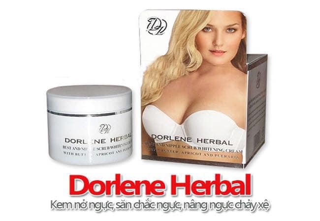 Kem nở ngực săn chắc dorlene herbal 100g thái lan chính hãng, giúp vòng 1 săn chắc, tăng size, giúp da mềm mại,