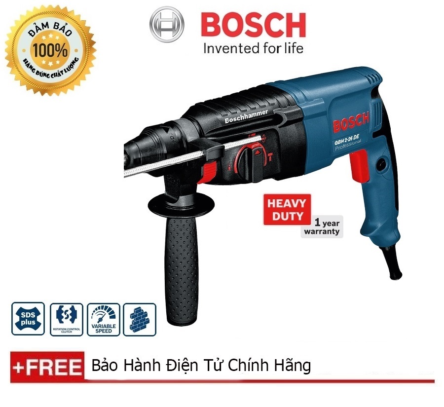 Máy khoan búa bosch gbh 2-26 de professiona