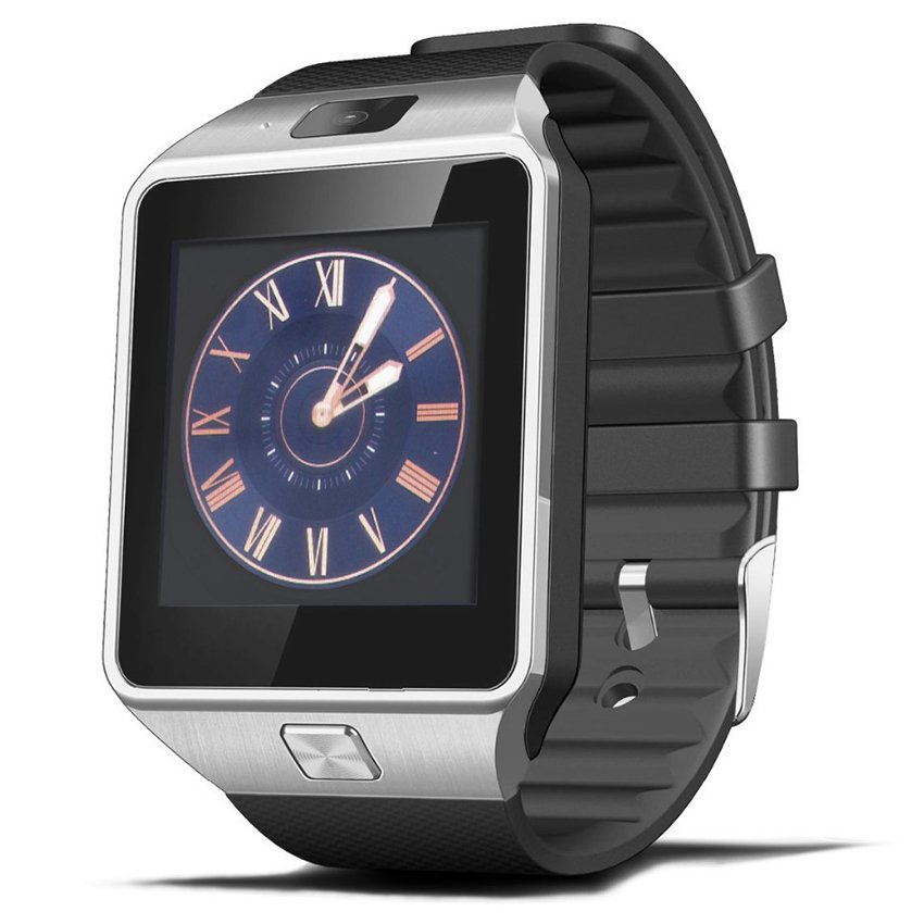 Đồng hồ thông minh smartwatch dz09 peepvn - bạc