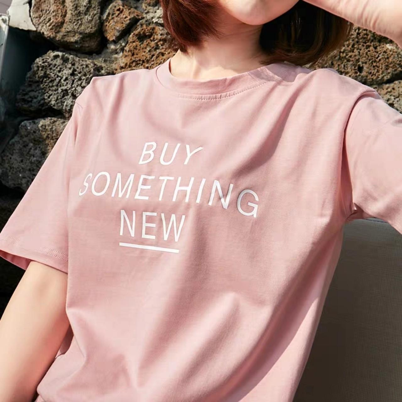 Áo thun unisex - chất vải siêu mịn buy some thing new ngọc hân fashion