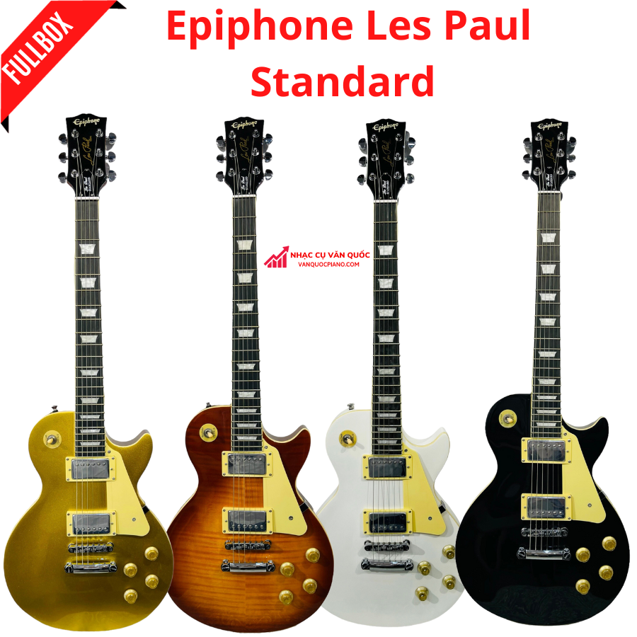 Đàn Guitar Điện Epiphone Les Paul Standard Kèm Cần Nhúng+ Tặng kèm Phụ Kiện