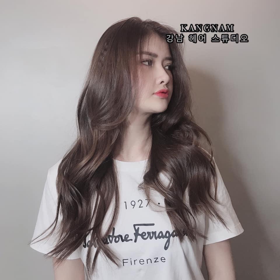 (Màu Nâu tây) Kem nhuộm tóc tại nhà COLORLINE mẫu mới, hàng nội địa Việt Nam, cam kết an toàn + tặng kem oxy trợ nhuộm