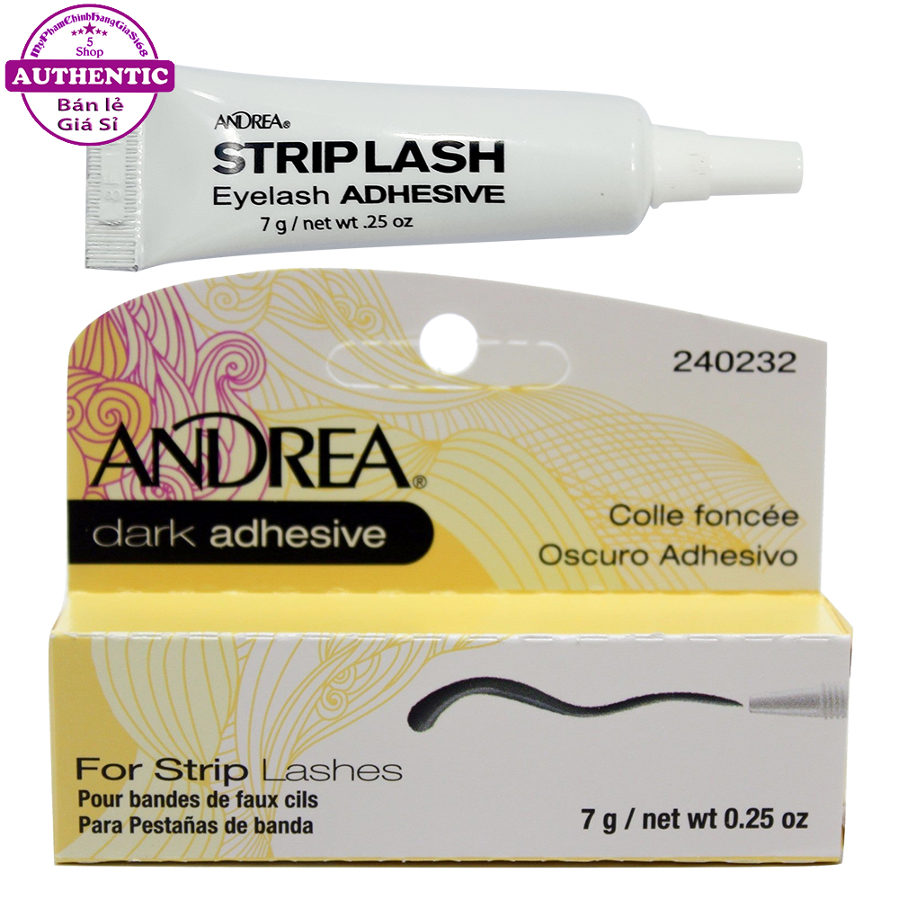 Keo dán mi giả andrea dark adhesive độ kết dính cao usa