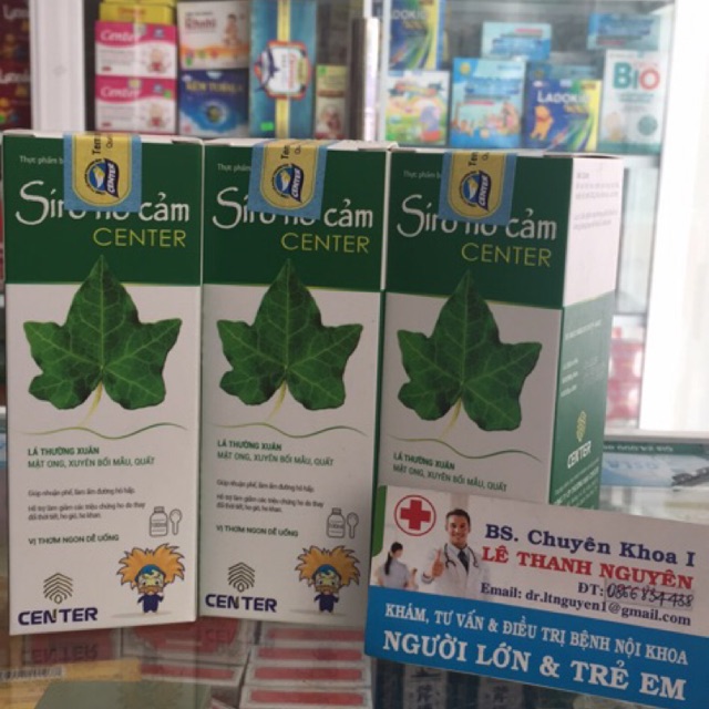 Siro ho cảm Center-nhuận phếgiảm ho cảm