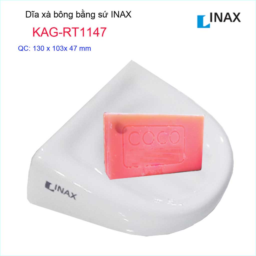 Dĩa đựng xà bông linaxkệ sứ phòng tắm kag-rt1147