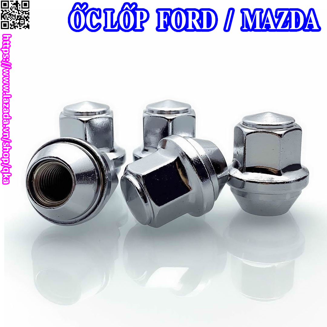 Ốc lốp ô tô , ốc bánh xe, ốc tắc kê ô tô, bu lông bánh xe Mazda, Ford Focus, bán tải Ranger, Colorado