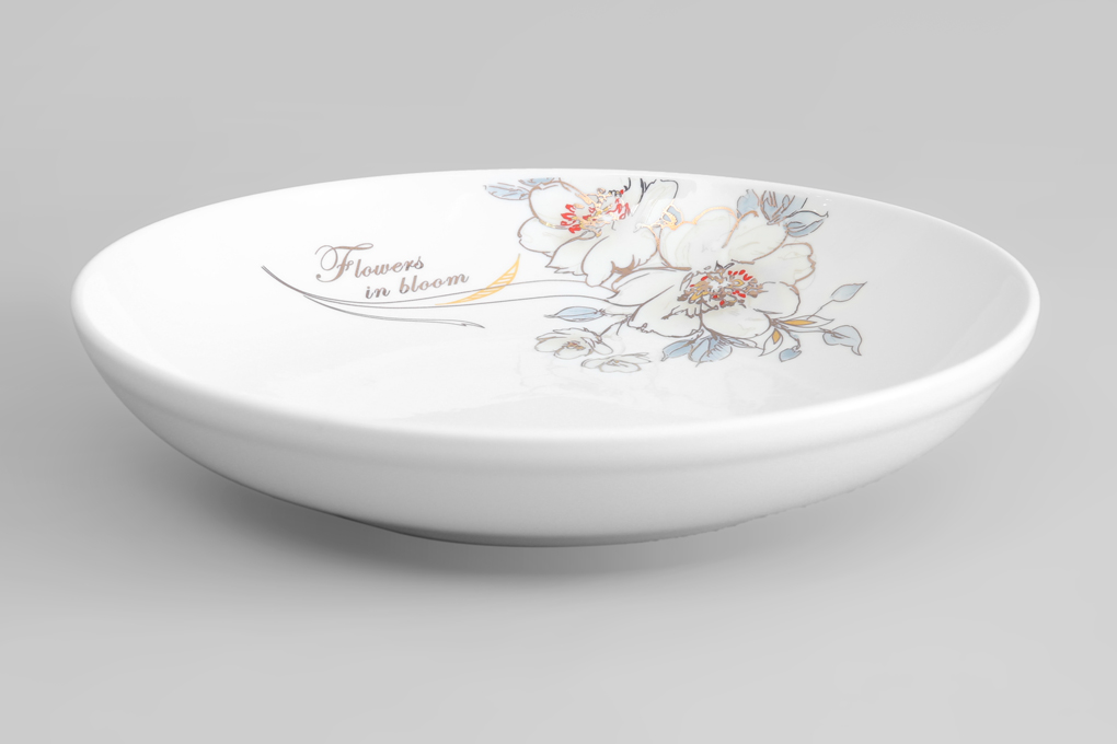 Dĩa sâu sứ 22.5 cm minh châu ml030