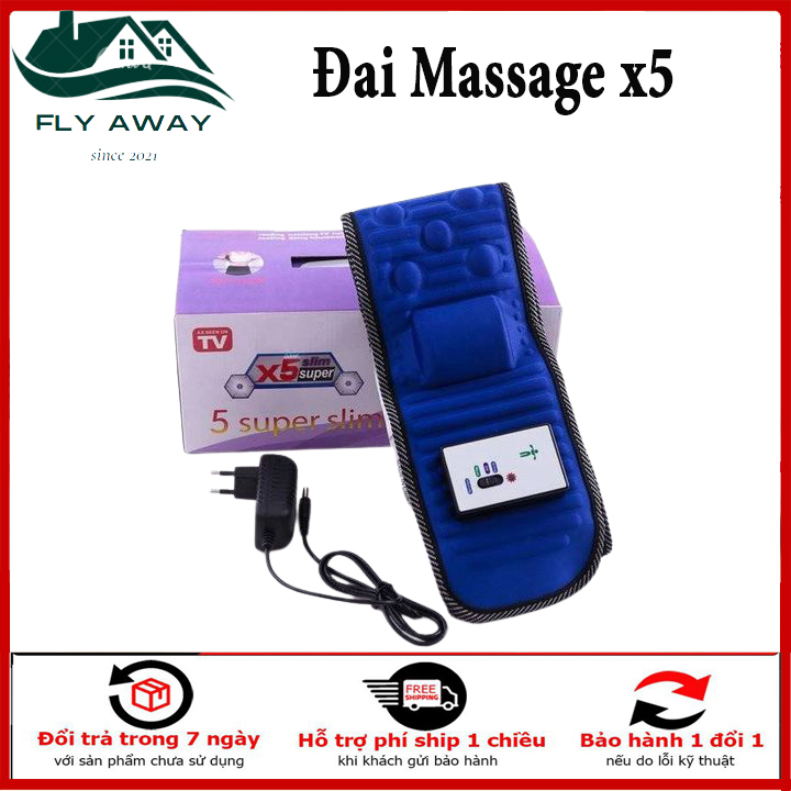Đai massage toàn thân x5. bảo hành 12 tháng bởi fly away.