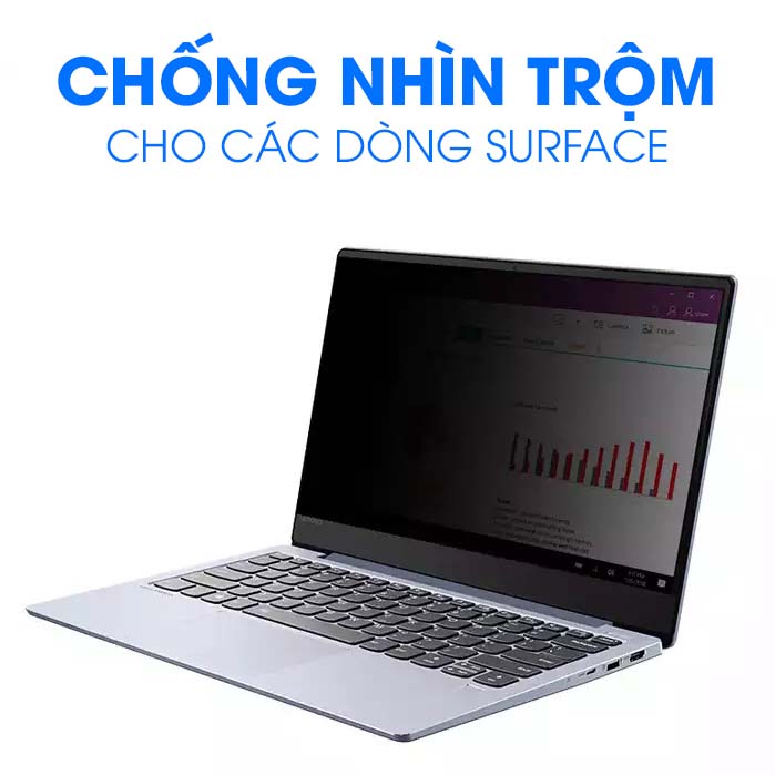Film dán chống nhìn trộm cho Surface Pro, Surface 8, Surface Go, Surface Laptop, Surface Book Cao cấp, cho màn hình cảm ứng
