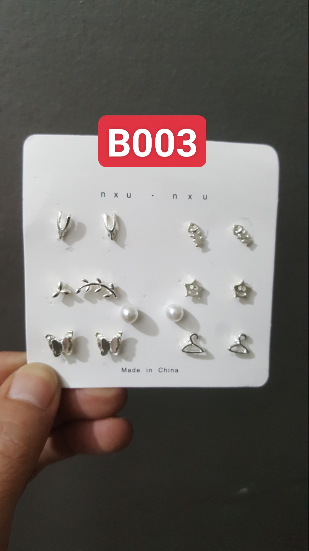 SET KHUYÊN TAI 6 , 7 ĐÔI MINI CÁC NGÀY TRONG TUẦN SIÊU XINH MẪU HOT 2021