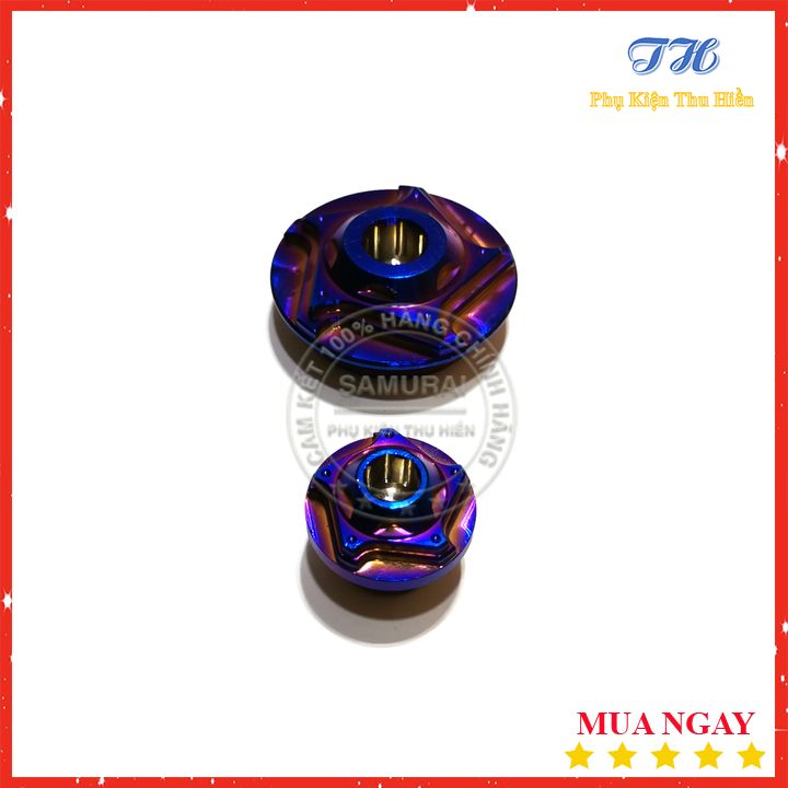 Ốc Mâm Lửa Nhôm Cho Xe Hon Da Và Ya Ma Ha Cực Chất