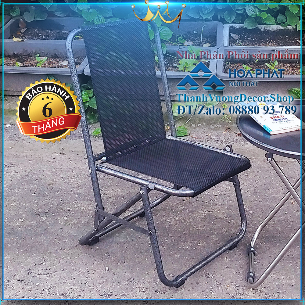 [SIÊU PHẨM-THỜI GIAN CÓ HẠN]-GHẾ SẮT SƠN TĨNH ĐIỆN BÔNG BẠC LƯNG THẤP - GHÉ CÀ PHÊ, DÃ NGOẠI...