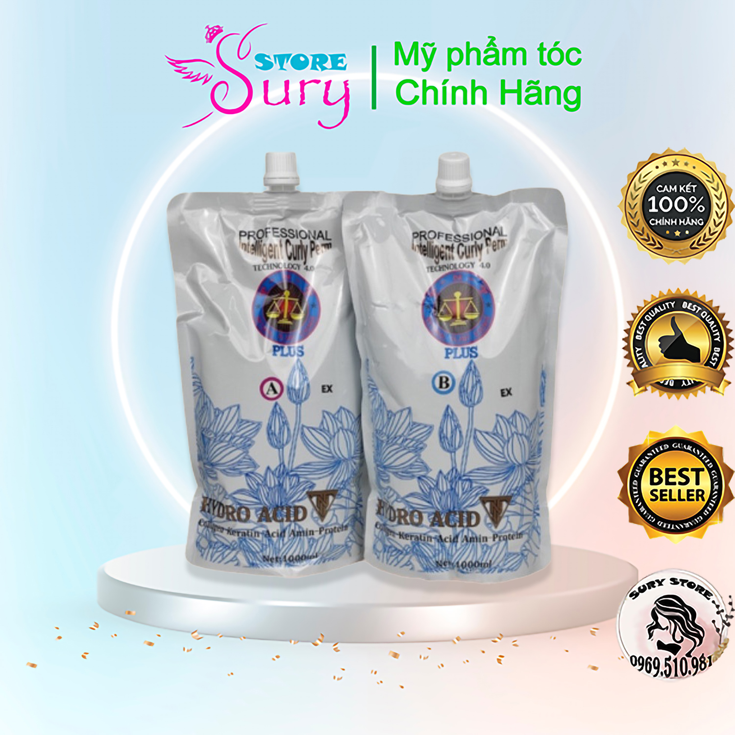 Thuốc uốn tóc tnt hydro acid thuốc ép tóc tnt uốn ép thông minh không canh mềm hóa