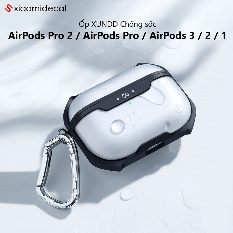 Ốp xundd chống sốc dùng cho tai nghe airpods pro 2 / airpods pro / airpods 3 / airpods 1/2