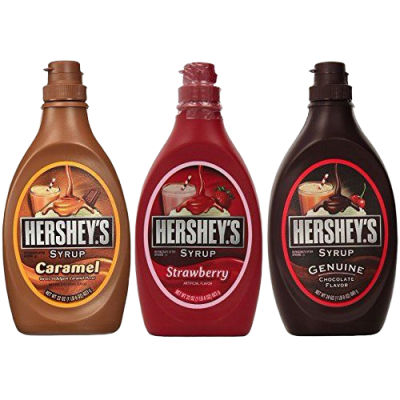 Syrup Hershey's Chocolate, Caramel, Dâu chai 680gr