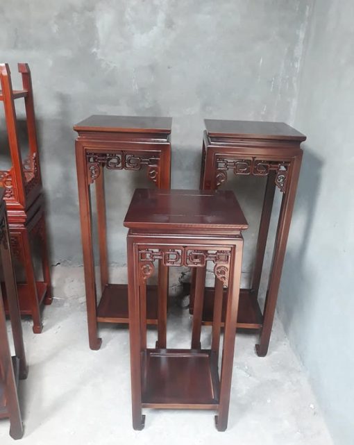 Đôn Gỗ Gụ cao 80cm