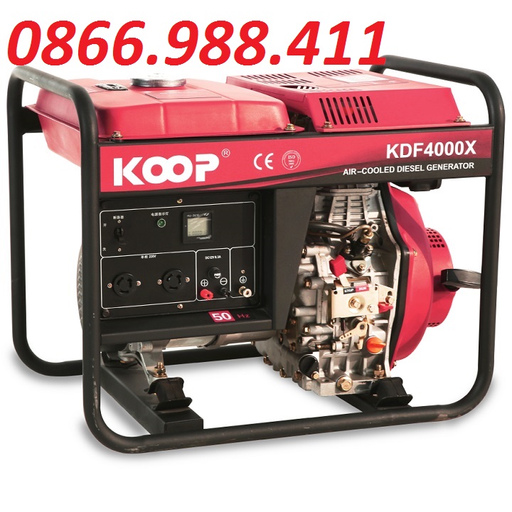 Máy phát điện chạy dầu 3kw koop kdf4000x