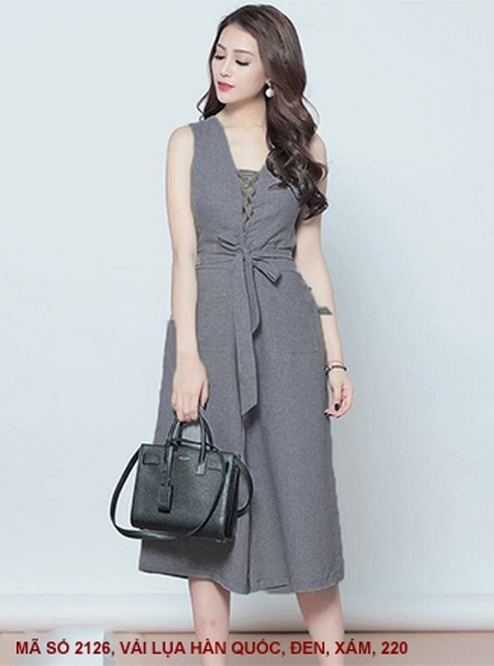 Bộ bay quần lửng thắt dây ngực mã số 2126