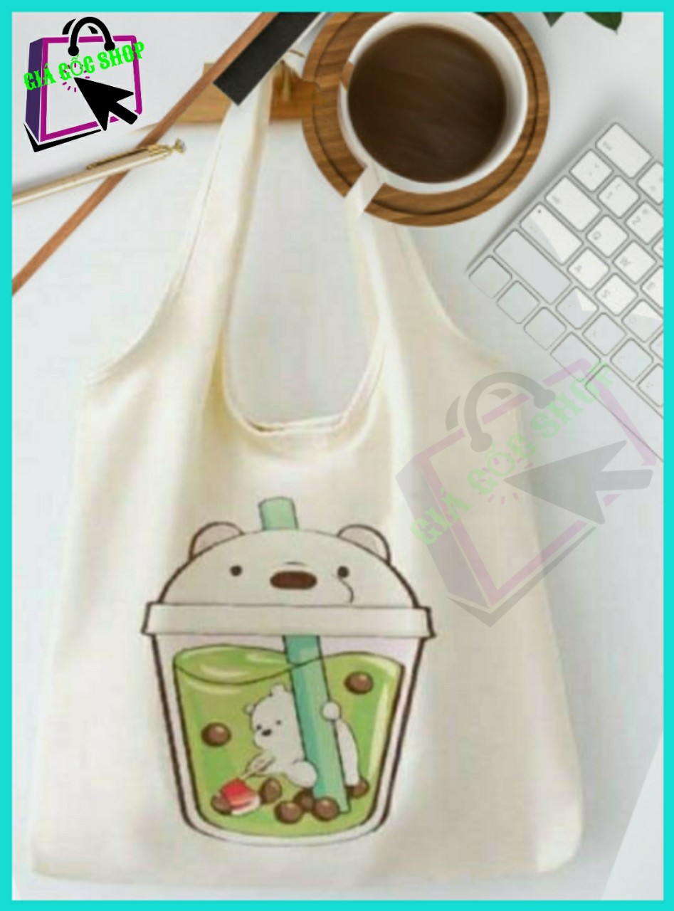 [HCM][GIÁ GỐC] Túi tote  Túi vải  Túi đeo vai . Túi xách LY GẤU  vải canvas mềm với nhiều mẫu mới và hót phong cách Hàn Quốc Là 1 item không thể thiếu cho tín đồ Street Style dễ dàng phối với các trang phục yêu thích