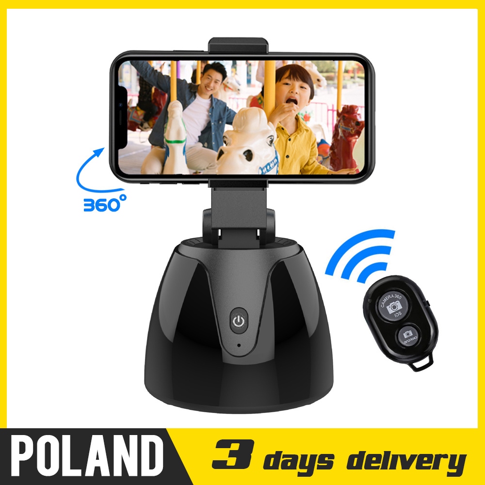 CW Face Tracking Camera Gimbal Stabilizer 360 Rotation Stick Tripod For